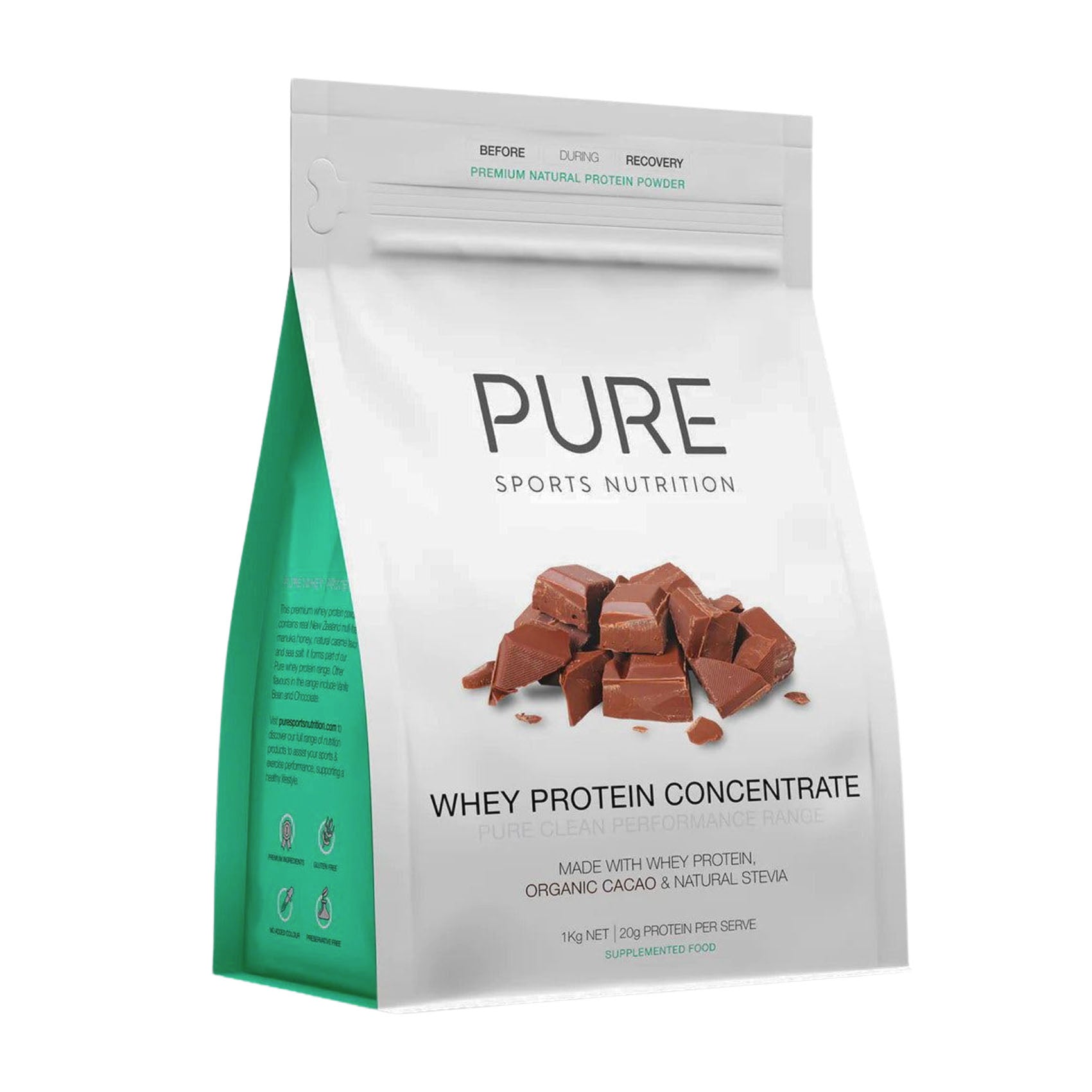 Premium PURE Whey Protein Powder 1kg (2.2 lbs) - High-Quality Muscle Recovery & Growth Supplement for Athletes & Fitness Enthusiasts - Ideal for Post-Workout, Breakfast Smoothies & Healthy Snacks
