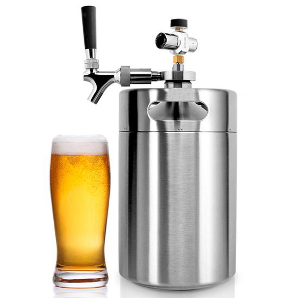 Homebrew Mini Keg Beer Dispenser - 5L Portable Draft System for Home Brewing & Parties | Perfect for Homebrewers, Tailgating, and Outdoor Events