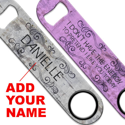 Personalized Speed Bottle Opener - Custom Name Engraved for Quick & Easy Opening - Perfect for Parties, Camping, BBQs & Gifts - 