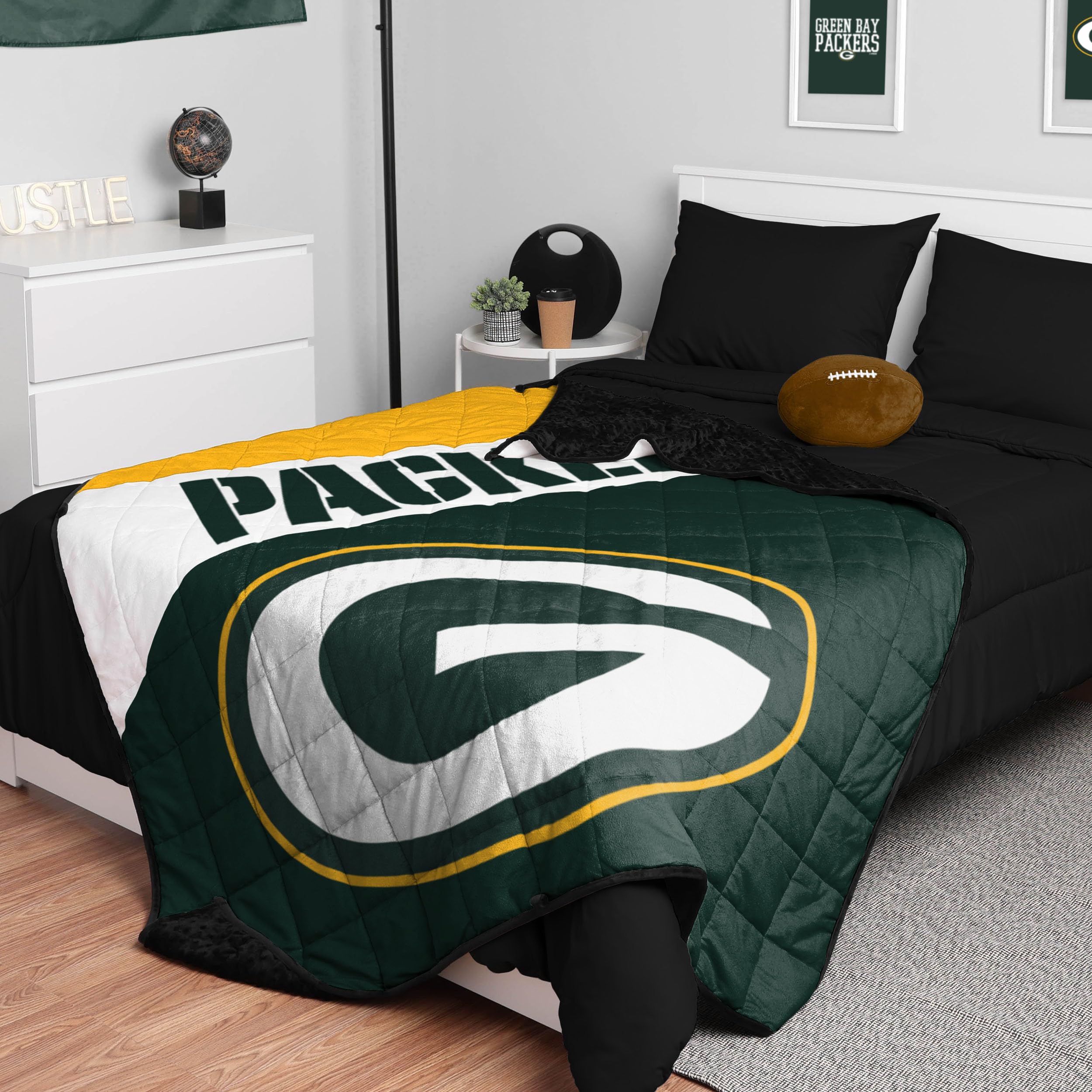 FOCO NFL Team Color Wordmark Weighted Blanket 60