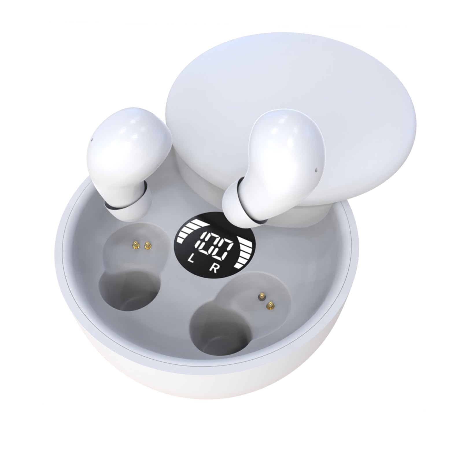 Loluka Smallest Mini Wireless Bluetooth Earbuds - 6H Playtime, Lightweight, Touch Control, Bluetooth 5.4 for Small Ears - Fast Charging, Invisible Fit - Perfect for Running, Workouts & Daily Commute