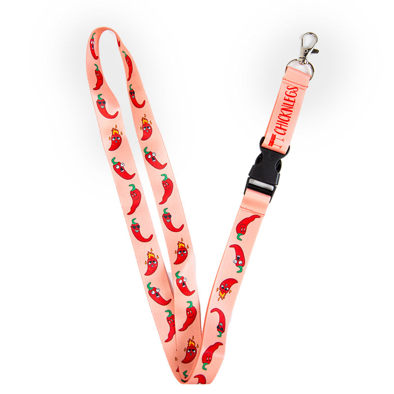 Premium Custom Lanyard with Chase Pack Chilis Design - Durable & Adjustable for ID Badges, Keys, and Events - Perfect for Work, School, and Conventions