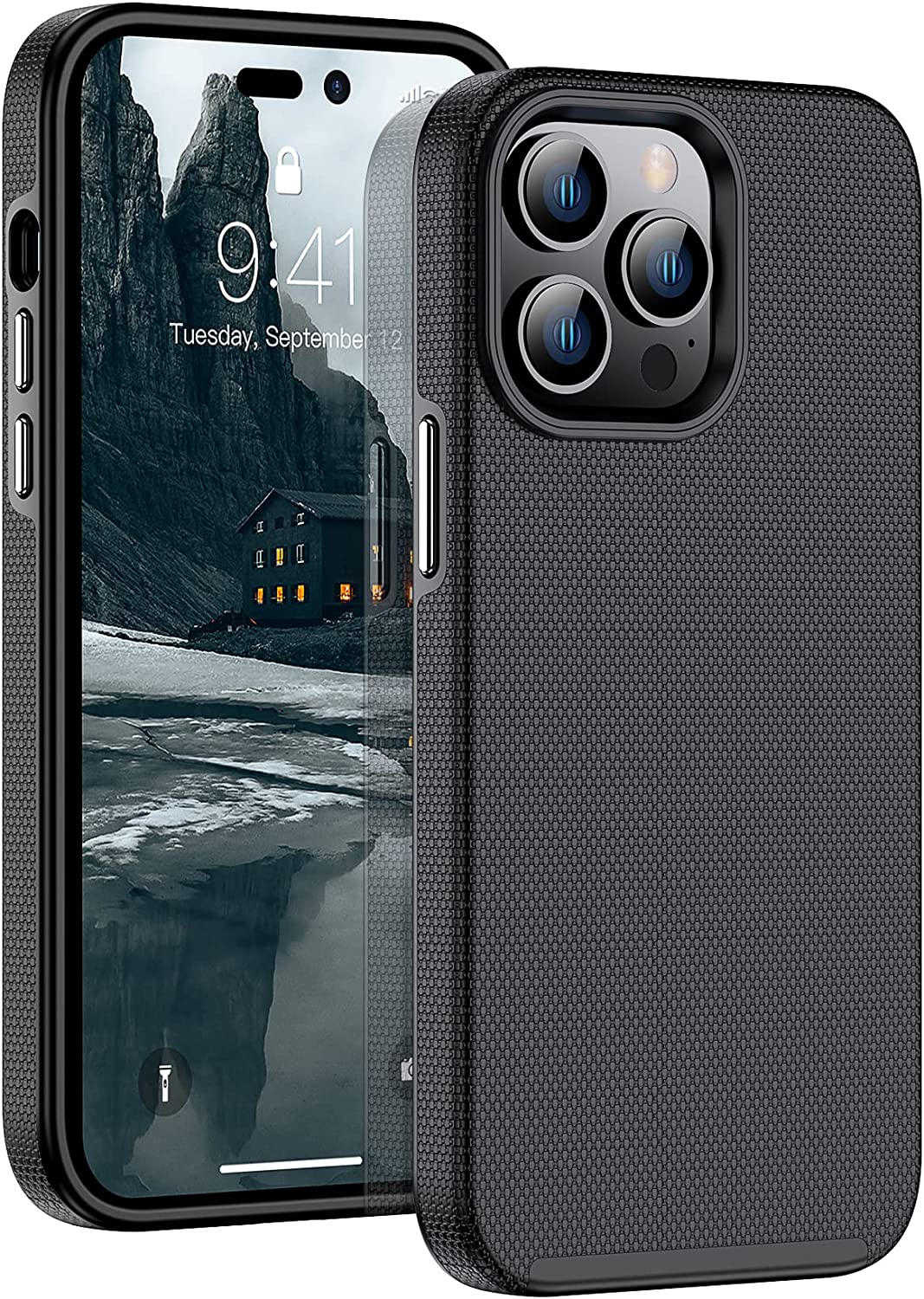 iPhone 14 Pro Max Lightweight Slim Shockproof Case - Ultra Thin Protective Cover for iPhone 14 Pro Max - Perfect for Everyday Use, Travel & Outdoor Activities
