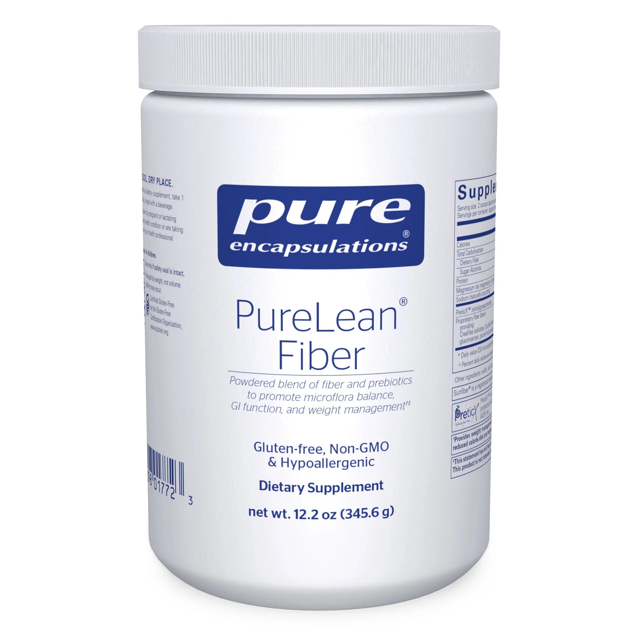 Purelean® Fiber Powder - Premium Soluble Fiber Supplement for Digestive Health | Supports Weight Management & Gut Health | Ideal for Smoothies, Baking & Daily Wellness Routine