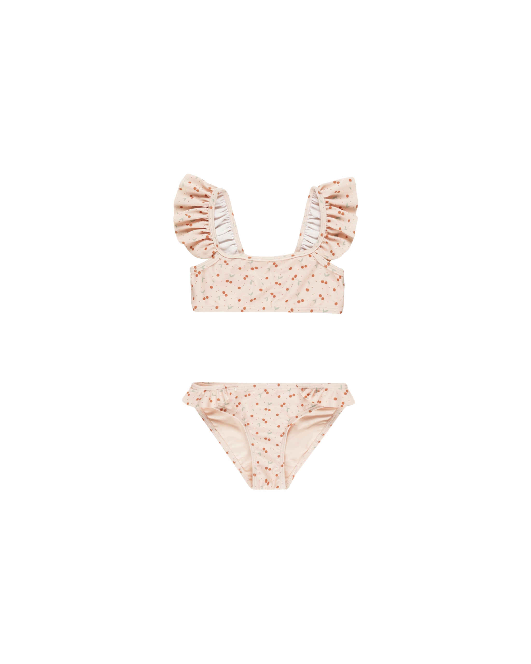 Rylee & Cru Hanalei Bikini - Cherry Print Swimwear for Women | Beach Vacation, Pool Party & Summer Outfits
