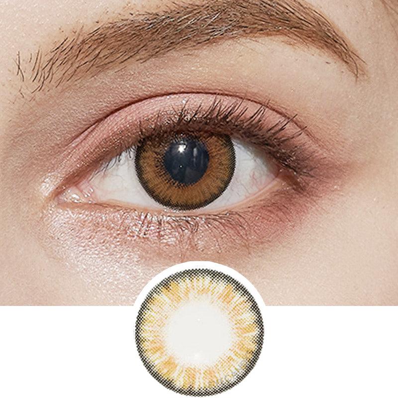 NEO Vision Cosmo Brown Toric Contact Lenses for Astigmatism - Custom Fit, Comfortable & Breathable - Perfect for Daily Wear, Sports & Nighttime Use