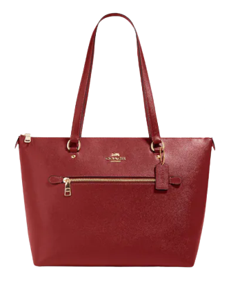 Coach Gallery Tote Bag - Premium Leather Handbag for Women - Stylish Work Tote & Everyday Shoulder Bag - Perfect for Office, Travel & Shopping