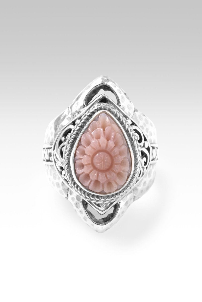 Blooms of Blessings Ring™ - Elegant Pink Mother of Pearl Jewelry for Women | Perfect Gift for Mother's Day, Anniversary & Special Occasions