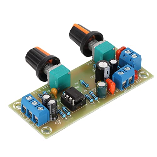 Vbestlife Subwoofer Preamp Board - DC12V Single Power Supply Low Pass Filter Board, HiFi Digital Power Amplifier Module for DIY Audio System & Speaker Projects - Perfect for Home Theater, Car Audio & Studio Sound Systems