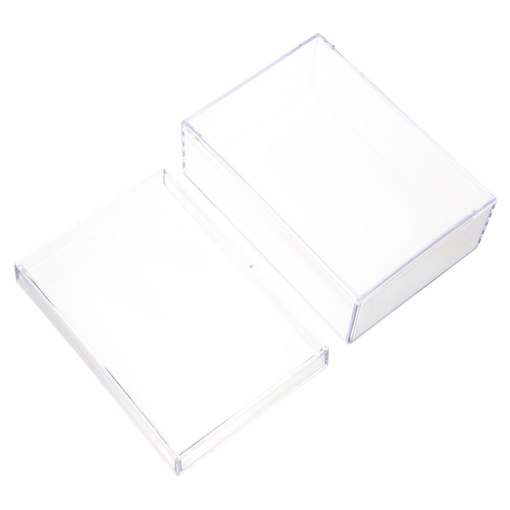 Premium Poker Card Holder Box - 2 Deck Organizer with Sturdy Plastic Storage Case for Poker, Blackjack, and Card Games - Perfect for Home, Travel, and Casino Nights