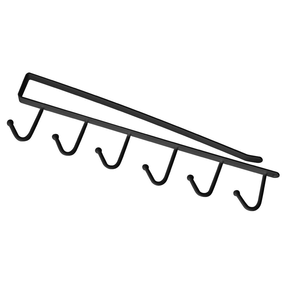 Metal Mug Hanger - Under Cabinet Cup Organizer for Kitchen Storage | Space-Saving Solution