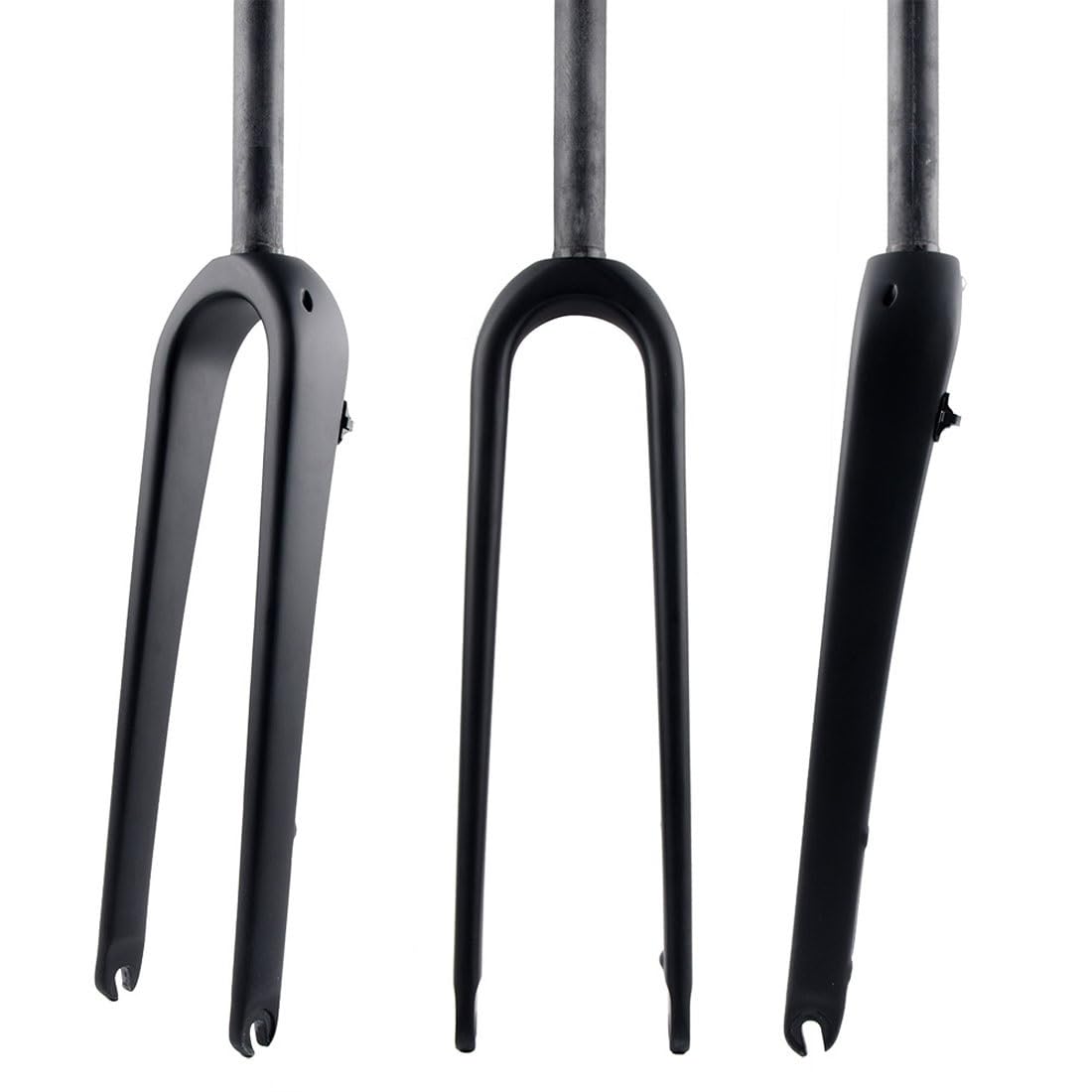 Carbon Fiber Rigid Fork 700C Gravel Road Bike Fork - 1-1/8