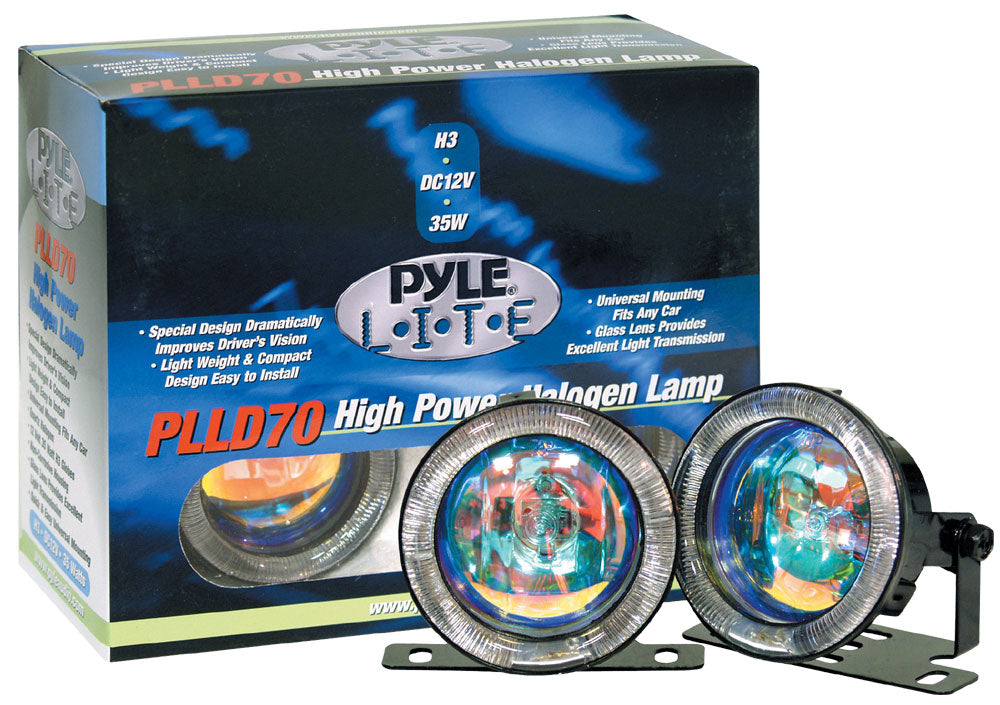 Pyle Lite Series High Power Rainbow Blue LED Light Bar - Waterproof Off-Road Lighting for Trucks, Jeeps, ATVs & Boats - Durable Bright LED Light for Outdoor Adventures, Camping & Night Driving