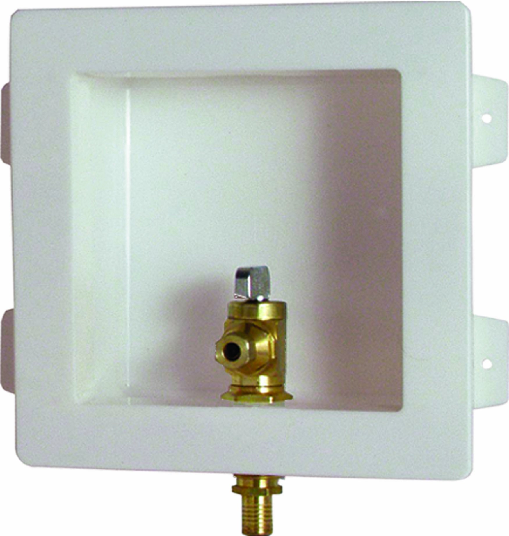 Viega 97000 PureFlow Zero Lead PEX Press Ice Maker Outlet Box with 1/2-Inch Press Valve, 10-Pack - Perfect for Commercial Ice Machines and Refrigeration Systems