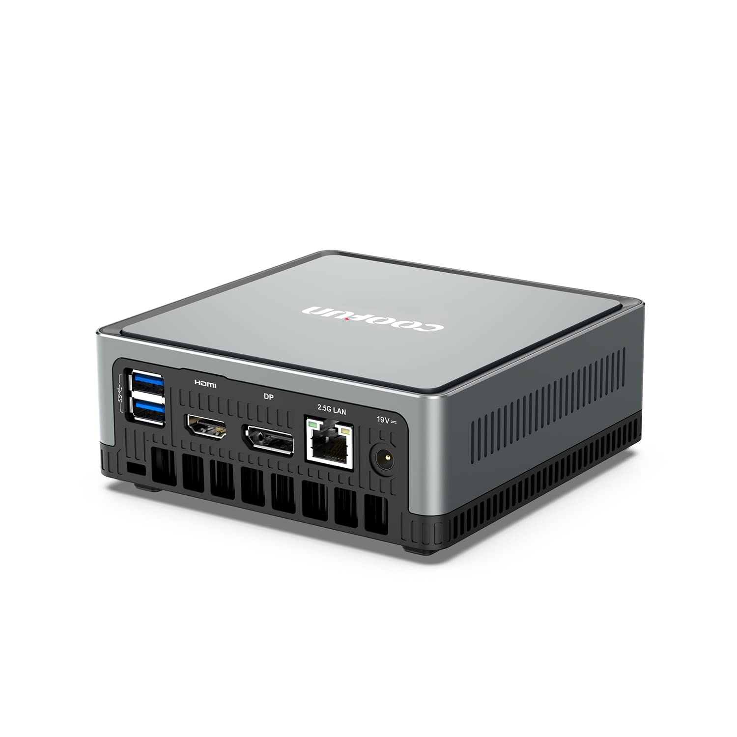 COOFUN UM350 Mini PC Windows 11 Pro - AMD Ryzen 5 3550H, 8GB RAM, 256GB PCIe SSD, Radeon Vega 8 Graphics - Compact Desktop Computer for Home Office, Gaming & 4K Streaming - Dual-Band WiFi, HDMI/DisplayPort/USB-C Connectivity