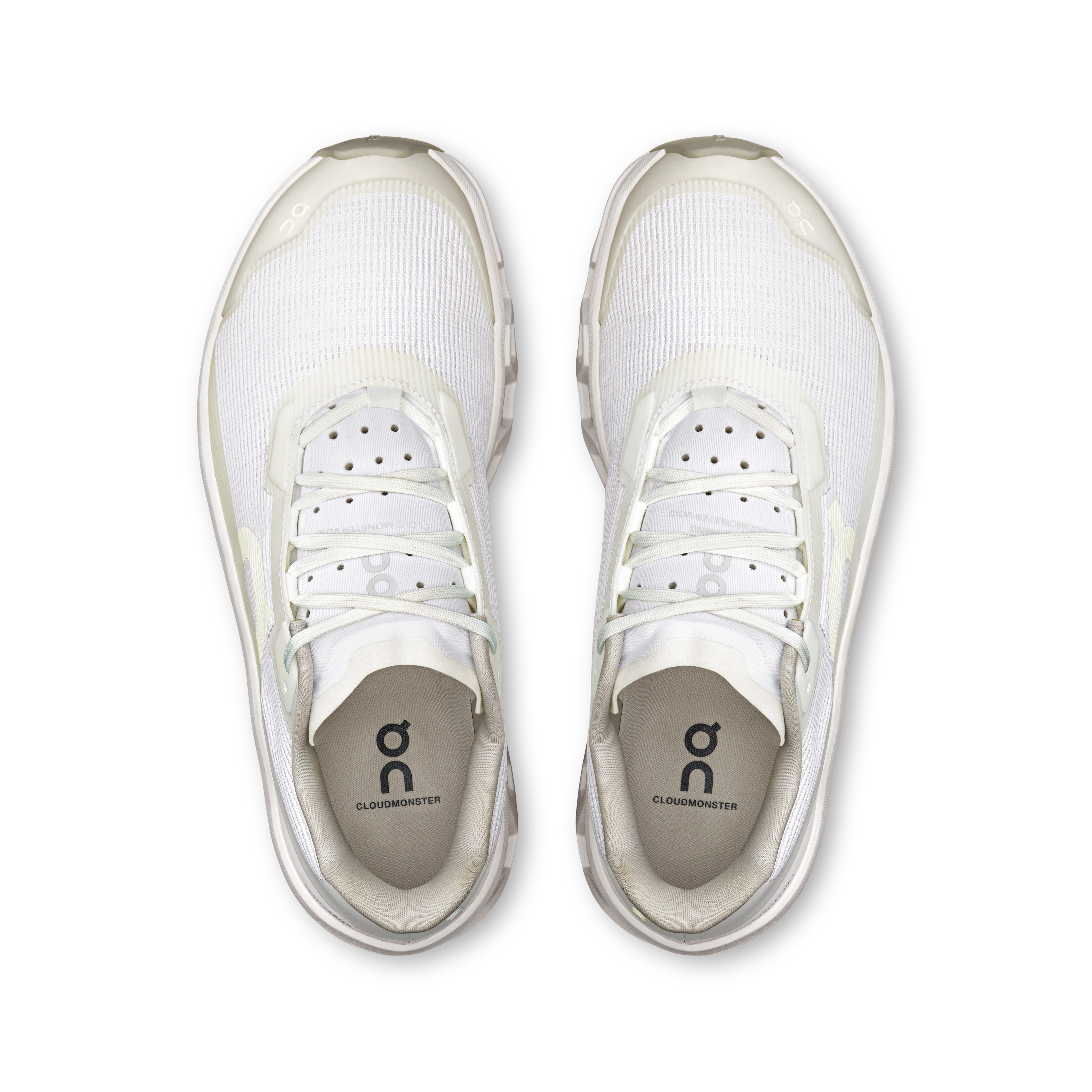 On Running Women's Cloudmonster Void Running Shoes - White/White | Lightweight Cushioned Sneakers for Jogging, Gym Workouts & Everyday Wear