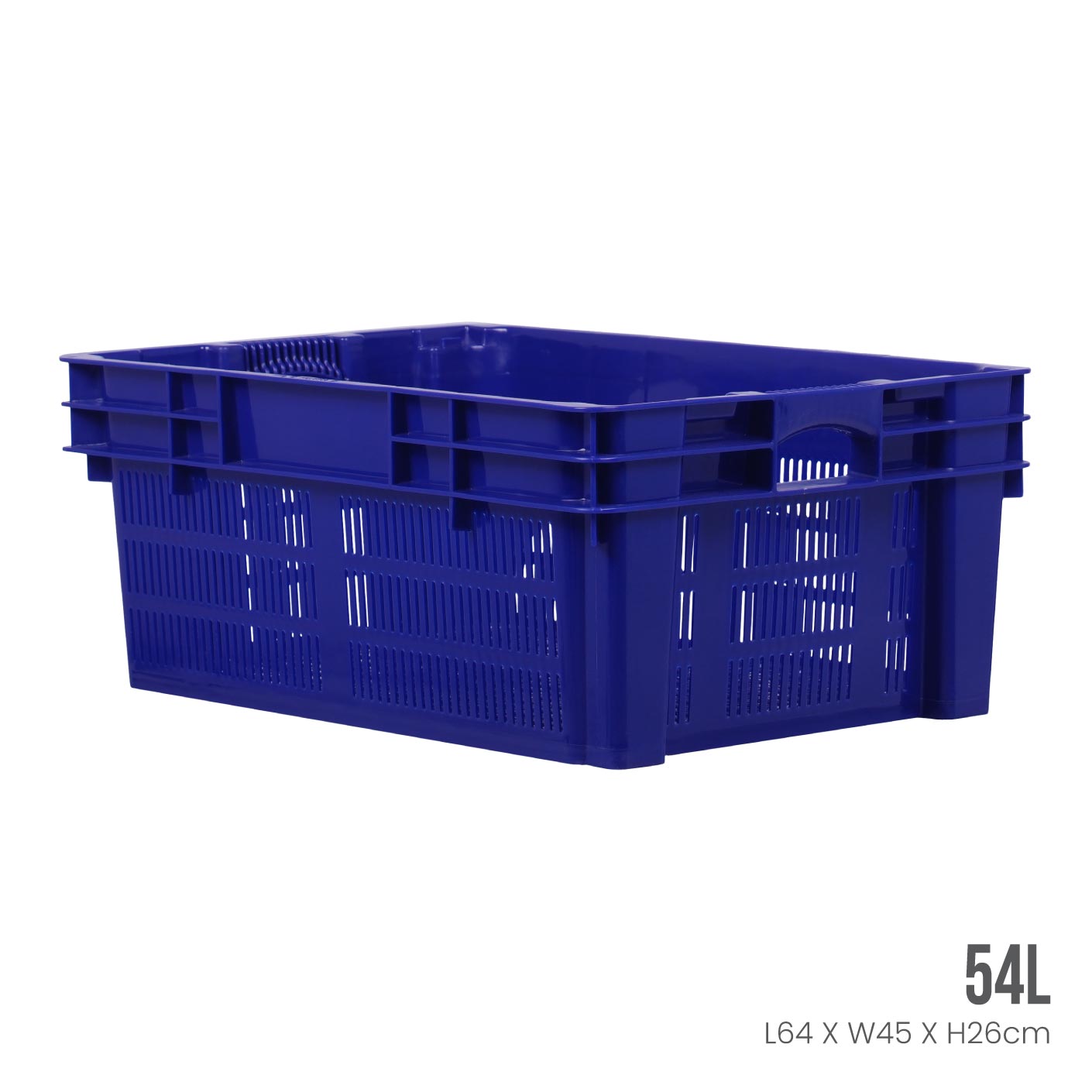 Heavy Duty Industrial Storage Container with Lid - Large Plastic Storage Bin for Warehouse, Garage & Workshop Organization (ID6906) - Perfect for Tools, Equipment & Bulk Item Storage