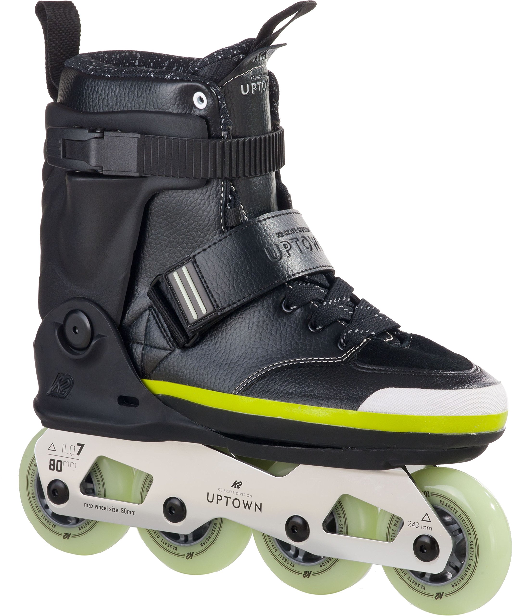 K2 Skate Uptown Inline Skates for Adults - Comfortable Urban Rollerblades with Breathable Liner - Perfect for Fitness, Commuting & City Skating