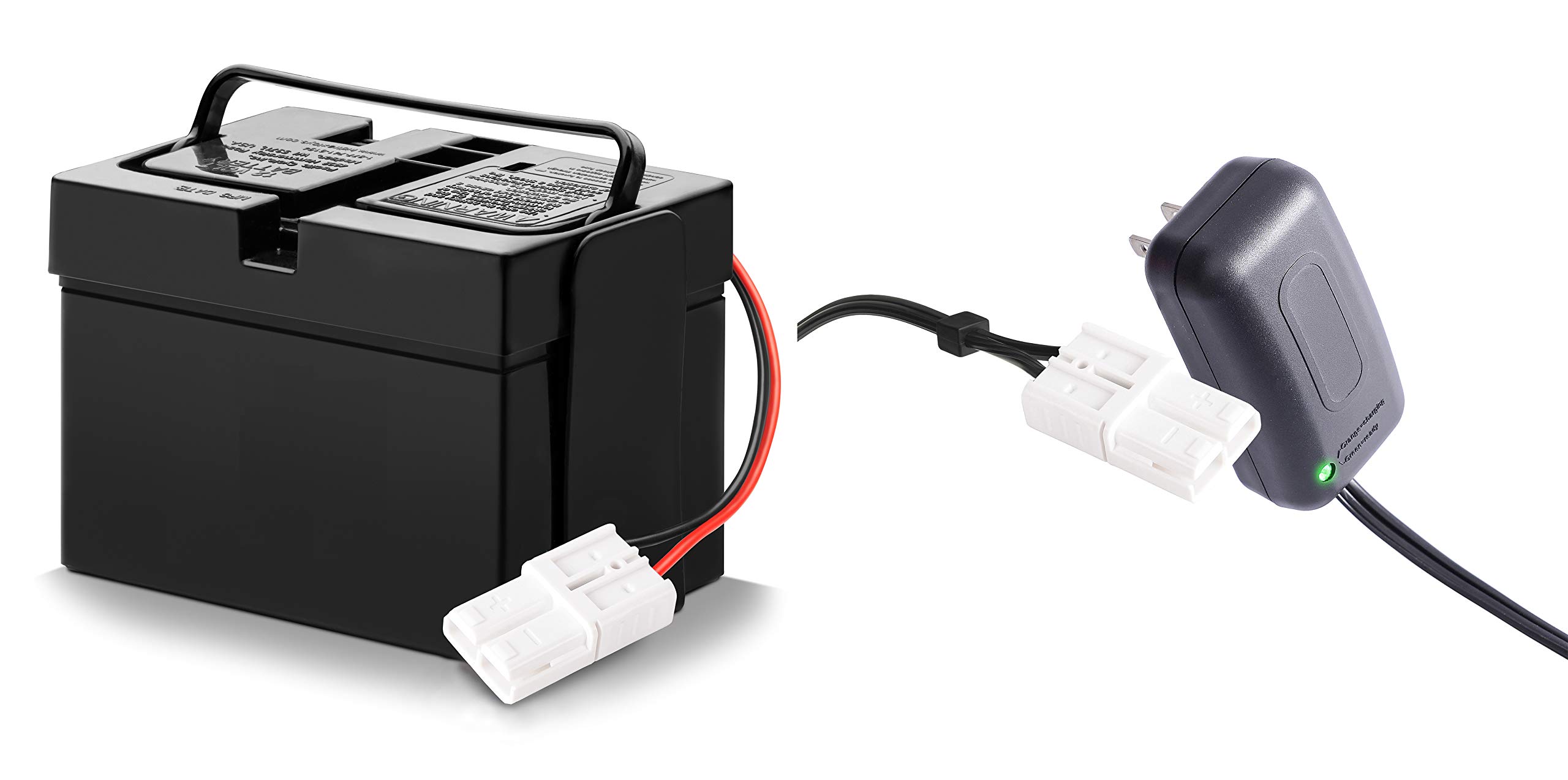 12V 12Ah Replacement Battery and Charger Combo Set for Rollplay 12V Kids Ride-On Cars - Compatible with Chevy Colorado, GMC Sierra, Mercedes Coupe - Perfect for Extended Playtime and Outdoor Adventures