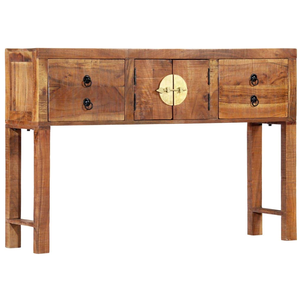 Modern Acacia Wood Sideboard Coffee Bar Buffet Cabinet with Storage - Kitchen, Dining Room & Living Room Console Table for Hallway & Entryway - Perfect for Entertaining, Storage & Home Decor