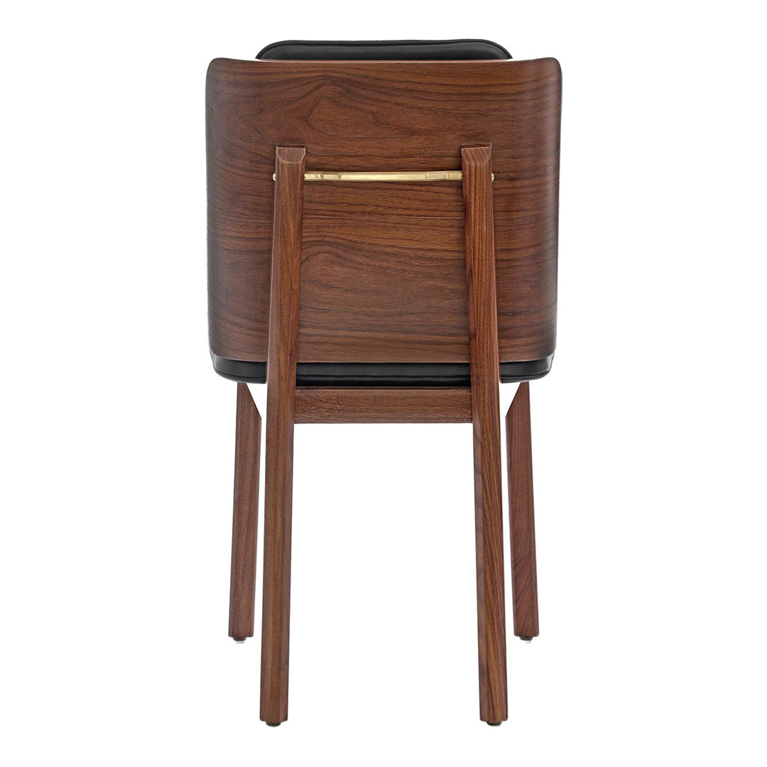 Boyd Dining Chair - Modern Wooden Dining Room Chair with Upholstered Seat - Perfect for Kitchen, Dining Room, and Home Decor