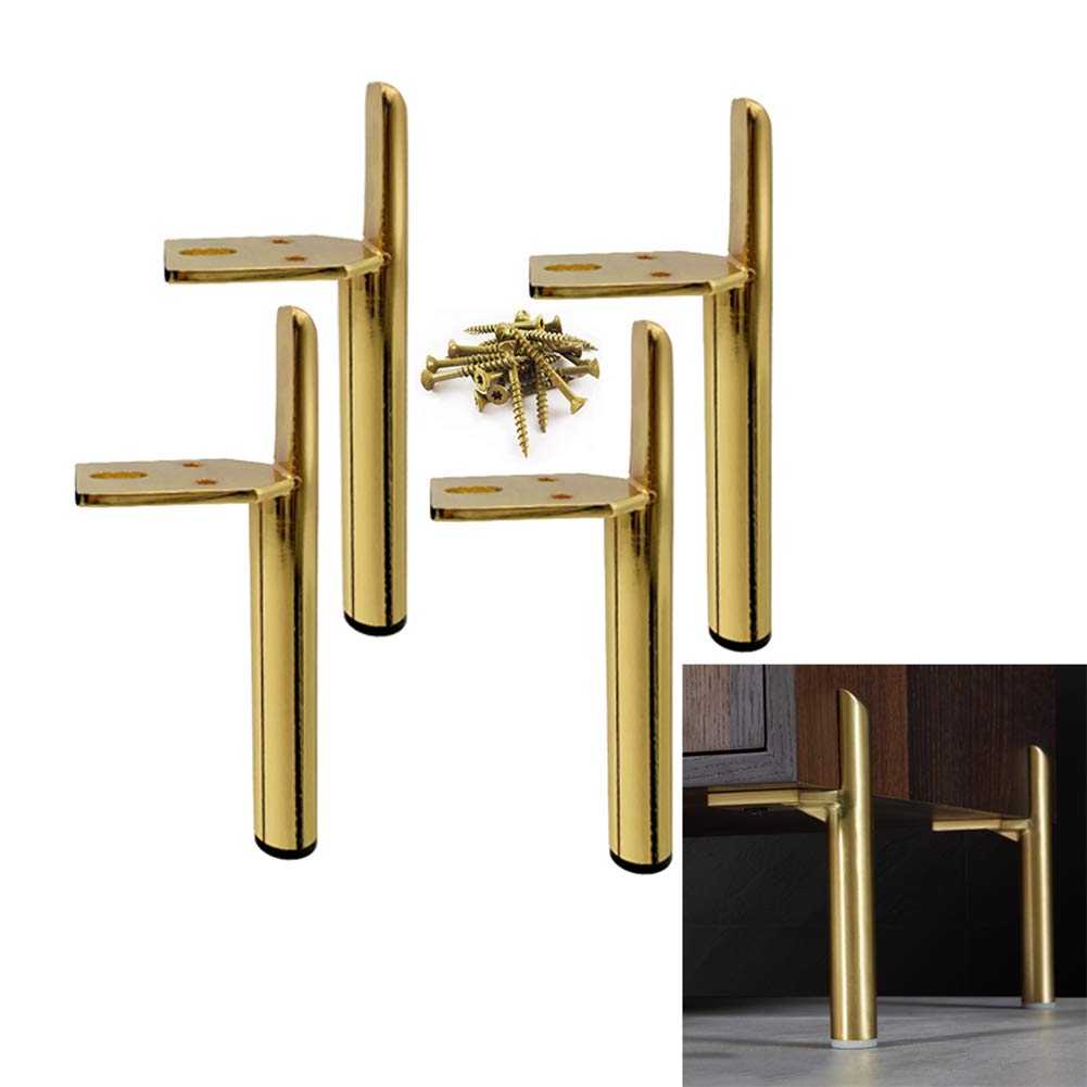 Modern Metal Furniture Legs - 4Pcs for Coffee Table, Sofa & Cabinet - DIY Replacement Parts for Home Decor