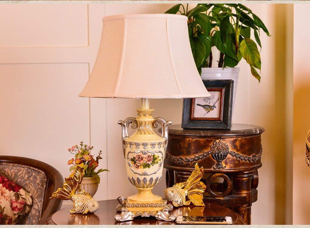 European Style Princess Table Lamp - Elegant Bedside Lighting for Bedroom, Wedding & Home Decor - Perfect for Nightstands, Dressers and Cozy Ambiance