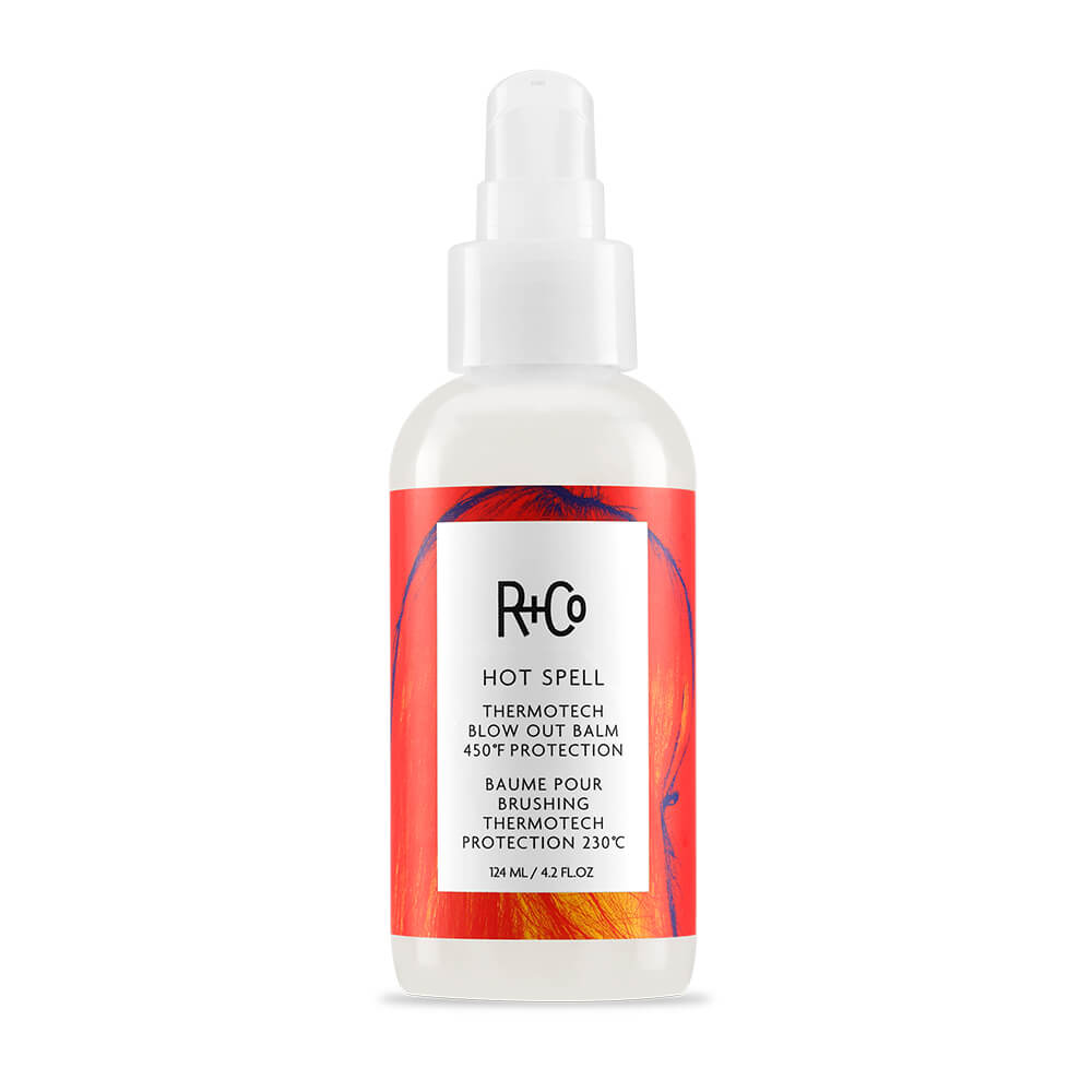 R+Co Hot Spell Thermotech Blowout Heat Protection Spray - Sulfate-Free Heat Protectant for Hair Styling & Blowouts - Prevents Damage from Flat Irons & Curling Wands - Perfect for Salon-Quality Blowouts at Home