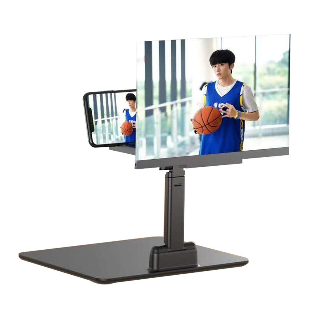 JIAX 10-inch HD Anti-Blue Light Phone Screen Magnifier with Stand - Foldable Smartphone Screen Amplifier for Movies, Videos & Games - Compatible with All iPhones & Android Phones - Perfect for Home Entertainment & Travel Use