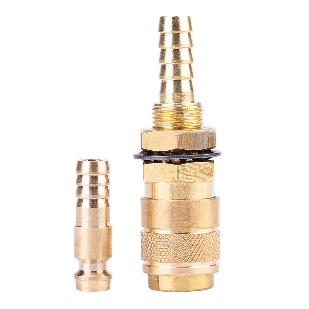 SANON MIG TIG Welder Torch Hose Connector - Water Cooled Gas Adapter Quick Connect Fitting for Welding Machines - Perfect for Industrial, Automotive & Metal Fabrication Projects