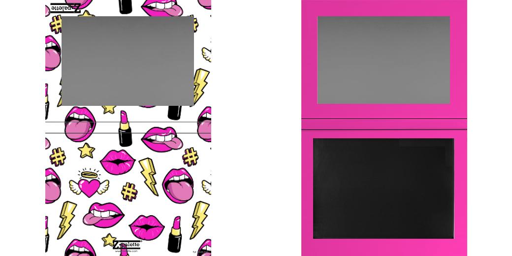 Custom Extra Large Z Palette - Magnetic Makeup Palette for Eyeshadows & Blush - Perfect for Professional Makeup Artists & Travel