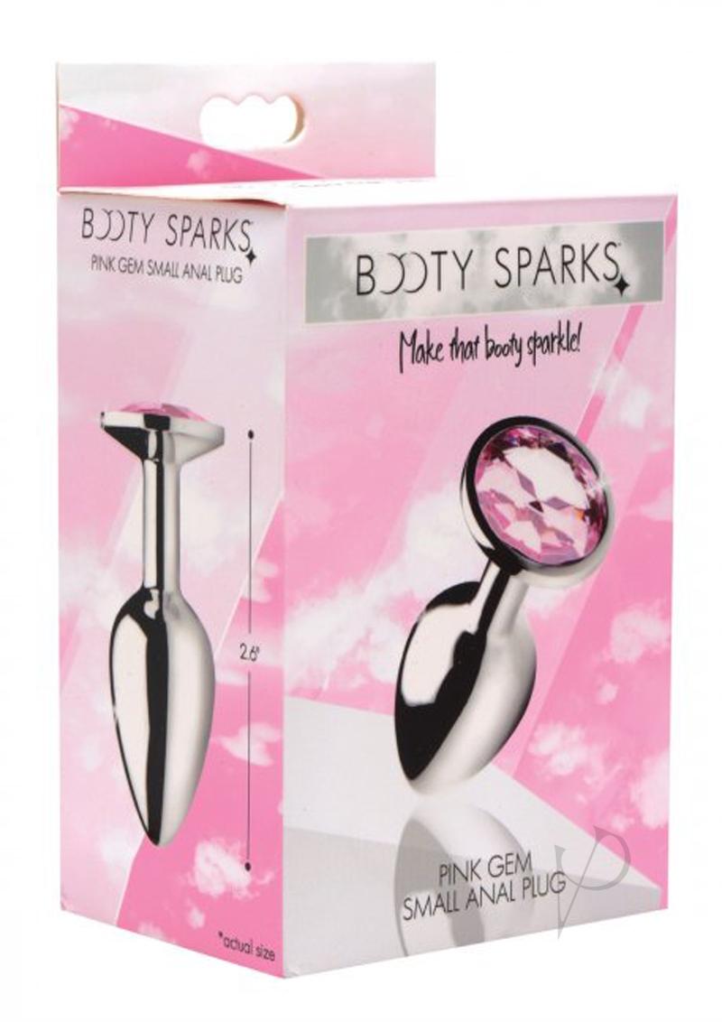 Pink Gem Small Anal Plug - Booty Sparks - Comfortable & Discreet for Beginners - Perfect for Sensual Play & Intimate Moments