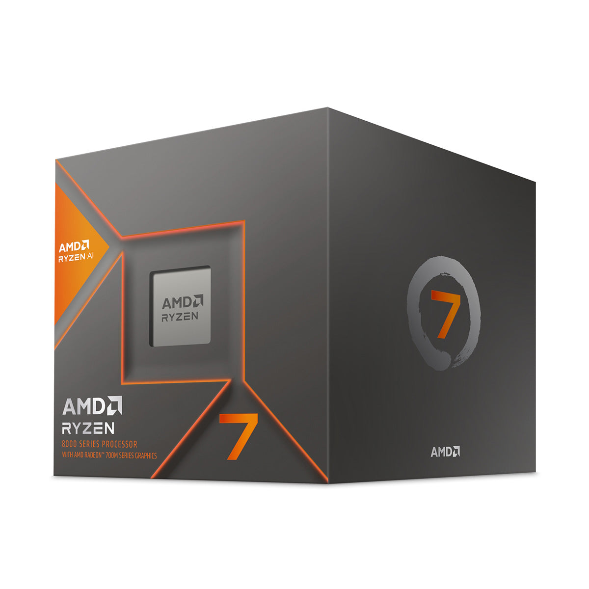 AMD Ryzen 7 8700G 8-Core 16-Thread Desktop Processor with Radeon Graphics - Ideal for Gaming, Streaming & Content Creation