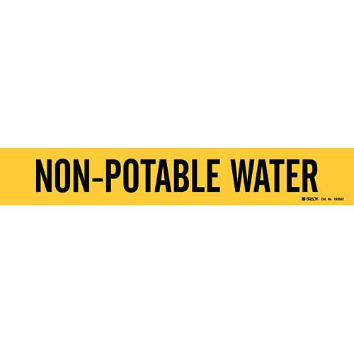 Brady 103552 Non-Potable Water Pipe Marker Labels - 2.5