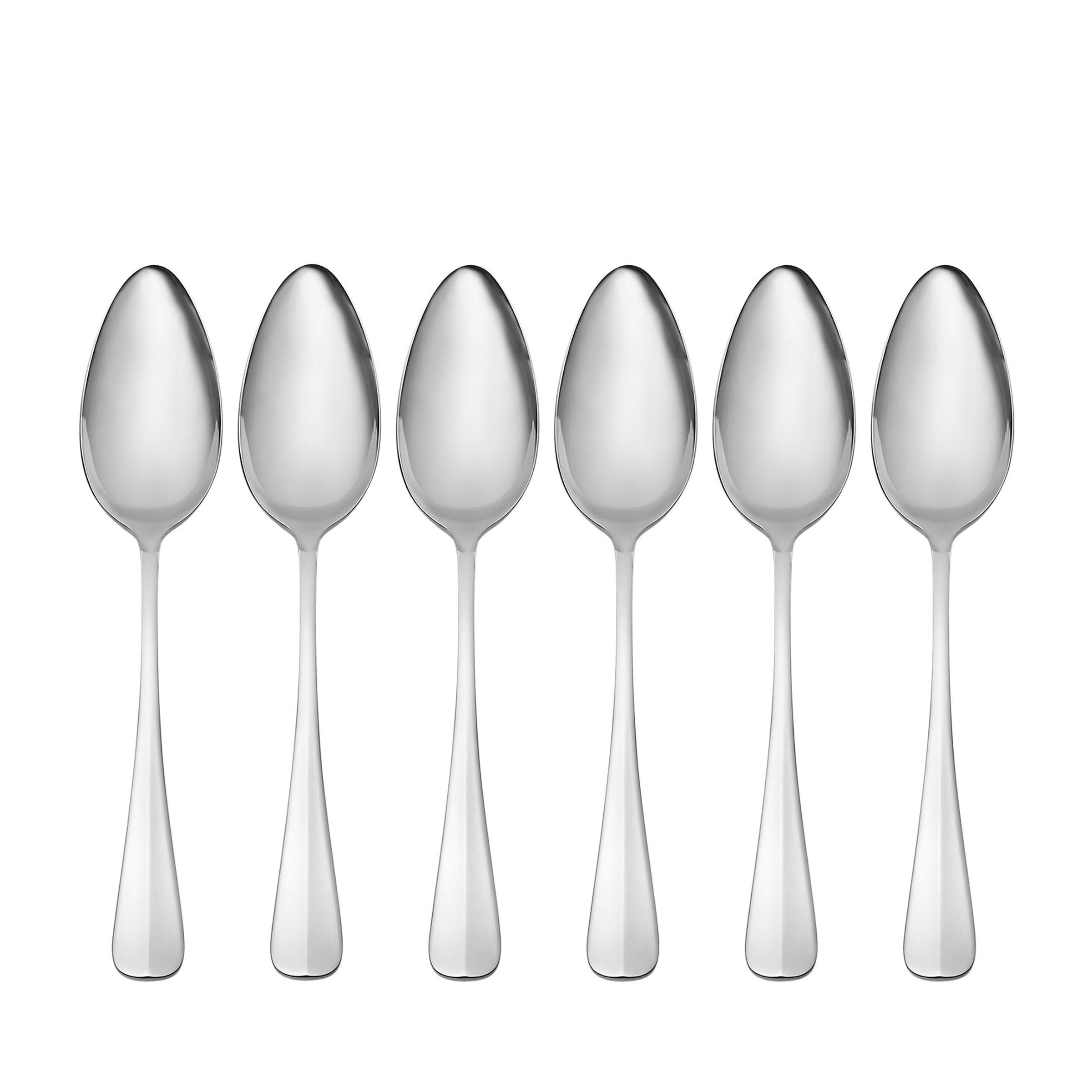 Premium Stainless Steel Dinner Spoon Set of 6 - Elegant Tableware for Fine Dining, Restaurants & Home Entertaining - Dishwasher Safe Flatware