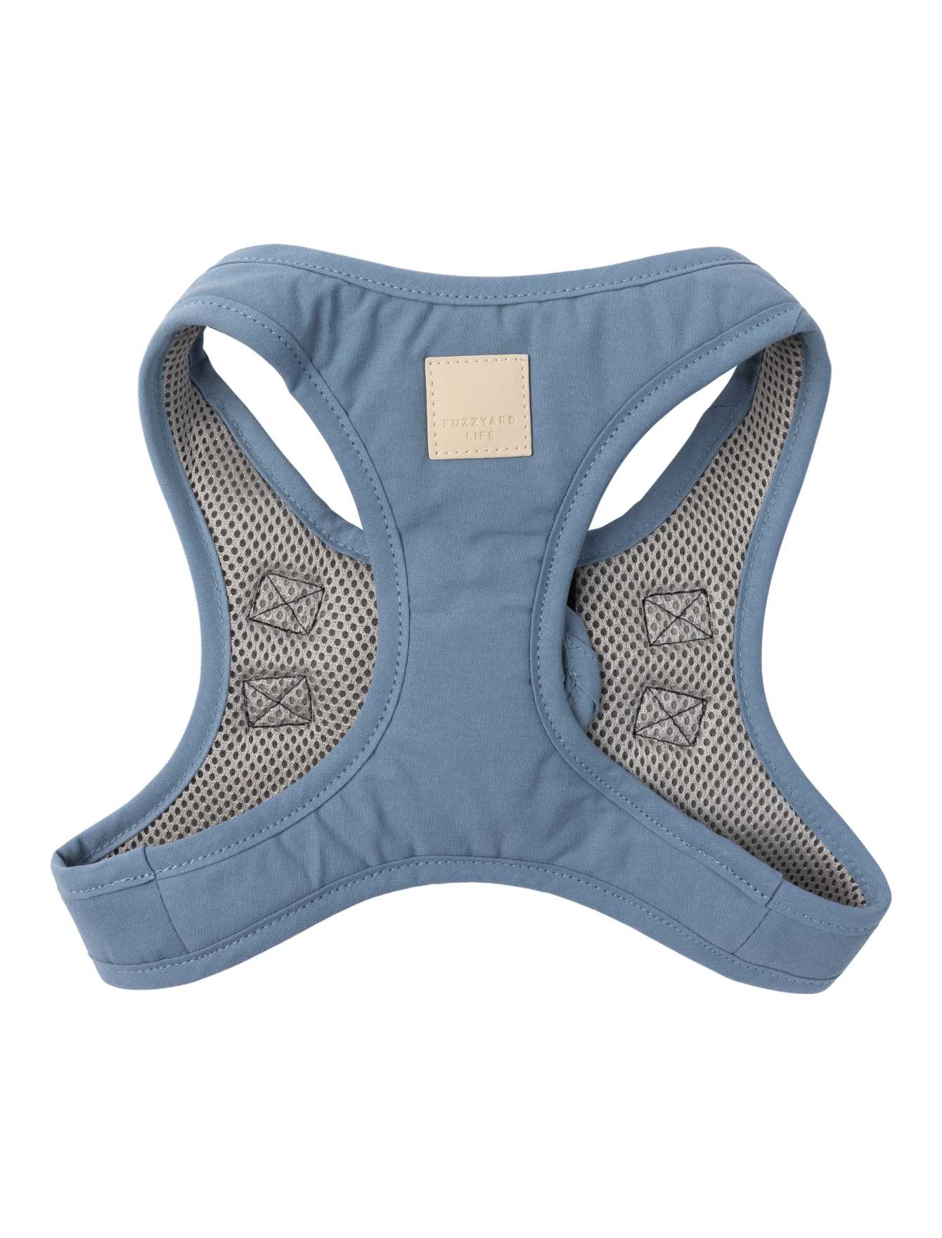 FuzzYard Life Step-in Dog Harness - Adjustable No-Pull Vest for Small to Large Dogs - French Blue (6 Sizes) - Perfect for Walking, Training & Outdoor Adventures