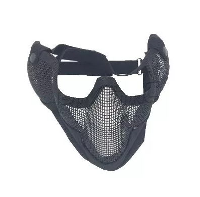 Paketac V2 Tactical Mask with Ear Protection - Military Grade Face Cover for Shooting, Hunting & Airsoft - Adjustable Comfort for Outdoor Sports & Safety Gear