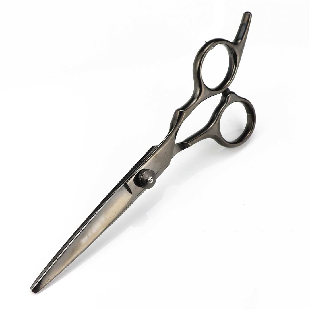 6 Inch Professional Barber Scissors - Hair Thinning & Cutting Shears for Stylists - Fine Sharp Stainless Steel Scissors for Hairdressers & Salon Use - Perfect for Precision Haircuts, Texturizing, and Layering Styles