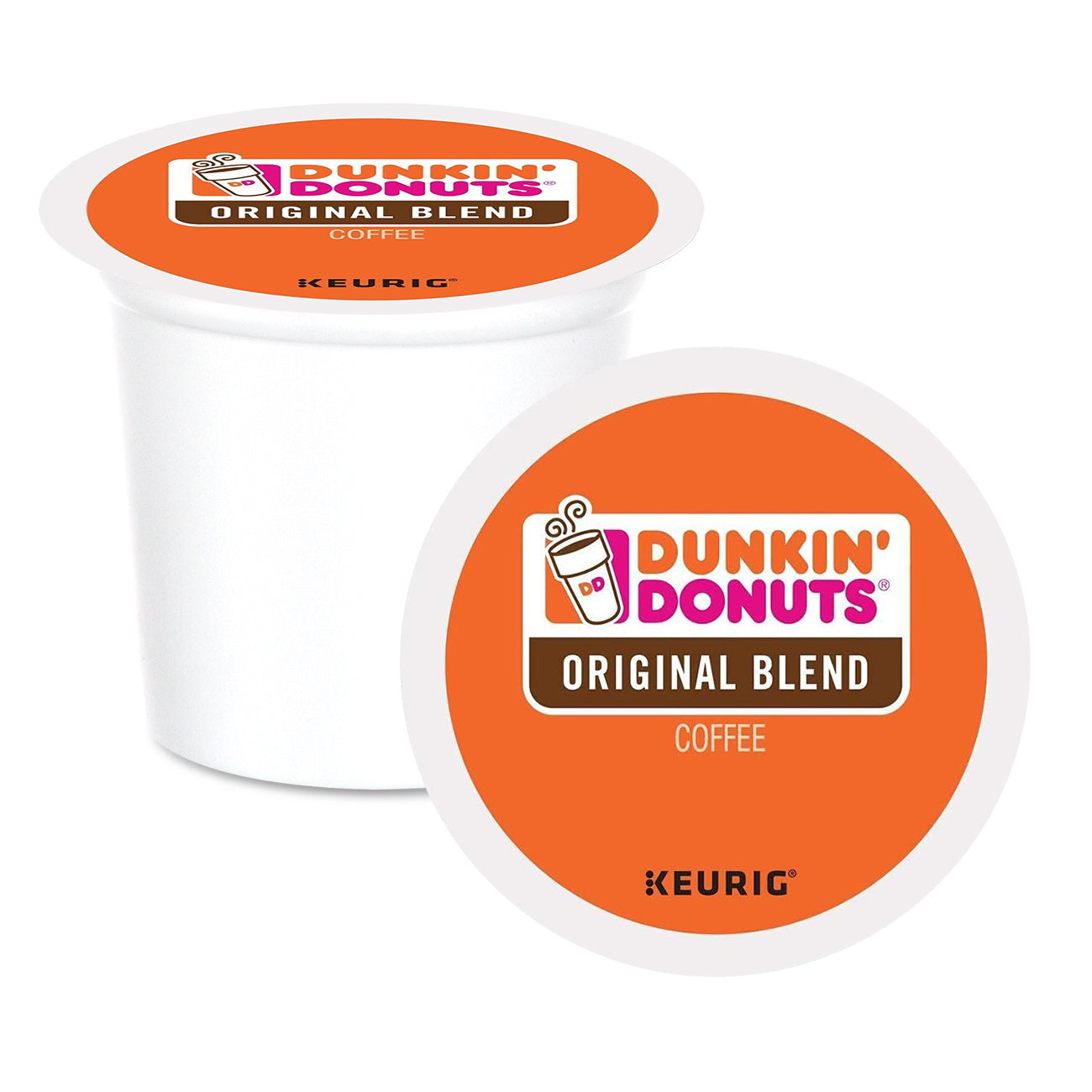 Dunkin' Donuts Original Blend Medium Roast Coffee K-Cup Pods - 22 Count Box for Keurig Brewers | Perfect for Home, Office & Morning Coffee Routine