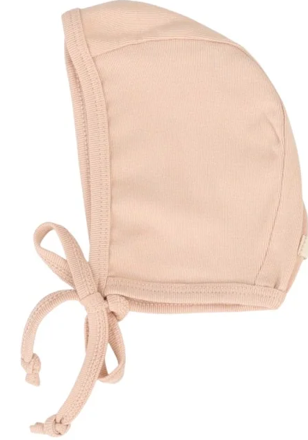 LILETTE Knit Wrap Bonnet for Babies 3-9 Months - Soft & Stretchy Cotton Baby Headwear for Sleep & Outdoor Protection