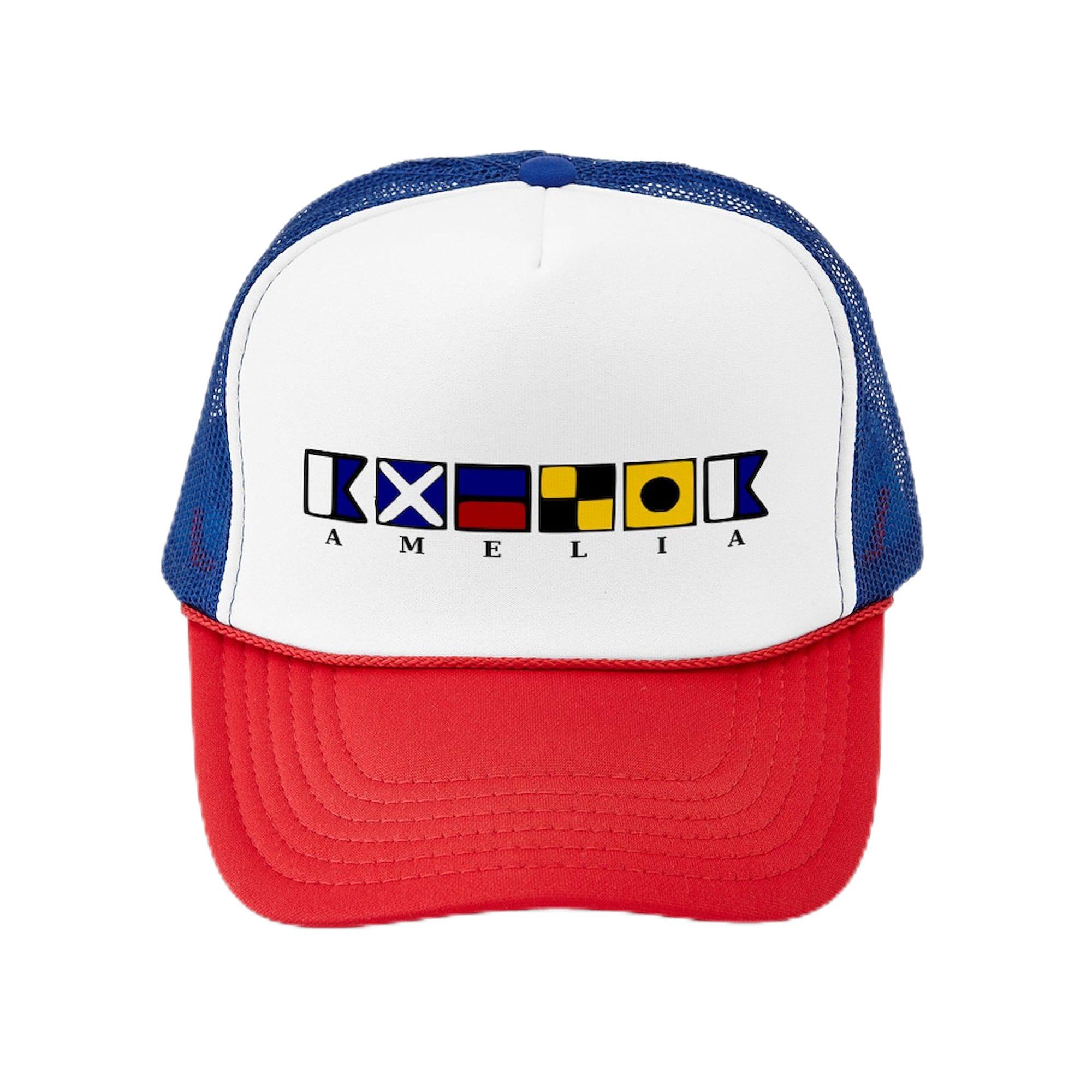 Amelia Island Snapback Trucker Hat - Adjustable & Stylish for Men & Women | Perfect for Beach, Fishing & Outdoor Adventures