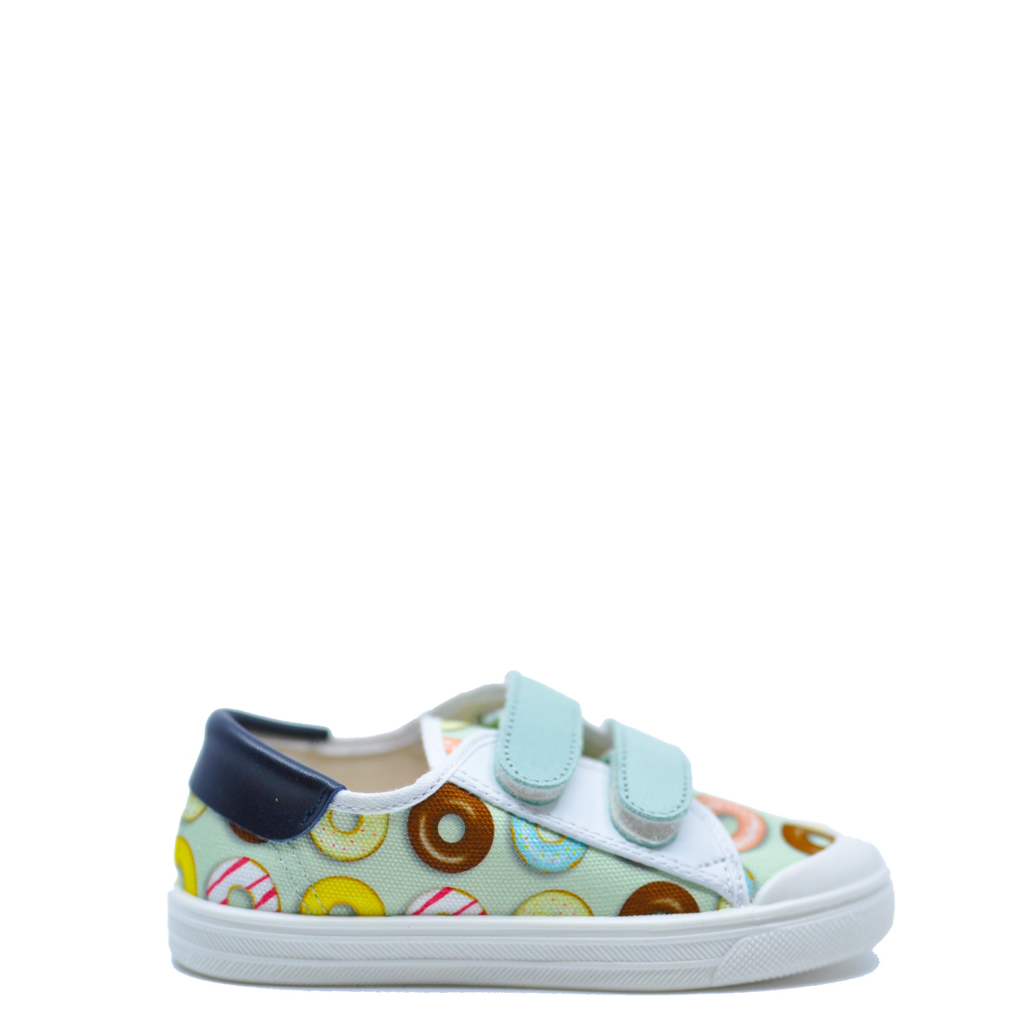 Pepe Donut Velcro Sneakers for Kids - Lightweight Comfortable Slip-On Shoes for Boys & Girls - Perfect for School, Play & Everyday Wear