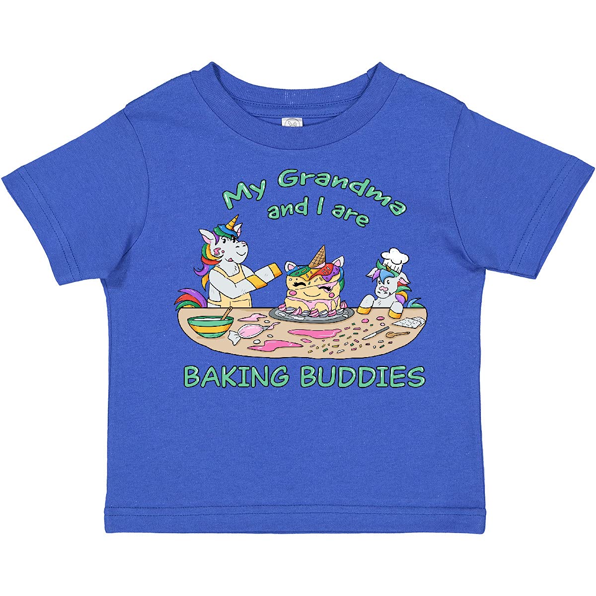 My Grandma and I are Baking Buddies Toddler T-Shirt - Cute Matching Grandma & Grandchild Baking Outfit - Perfect for Baking Together, Family Photos & Special Bonding Moments