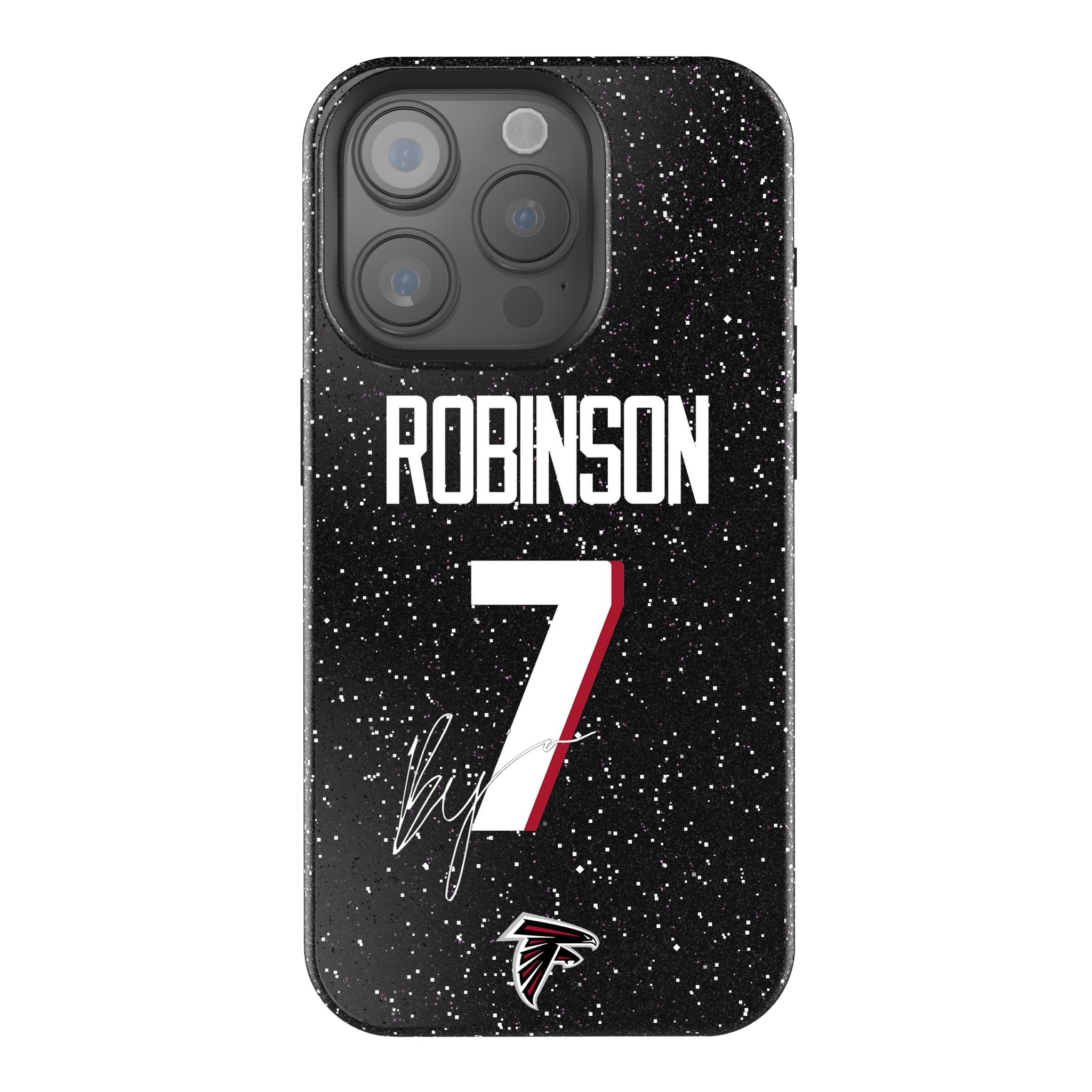 Bijan Robinson Atlanta Falcons 7 Rhinestone Bling Phone Case for iPhone & Samsung - Perfect for Game Day & Falcons Fans