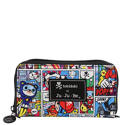 JuJuBe Be Spendy Zippered Wallet - Tokidoki Collection Super Toki Fashion Wallet for Women | Perfect for Everyday Use, Travel & Gift Giving