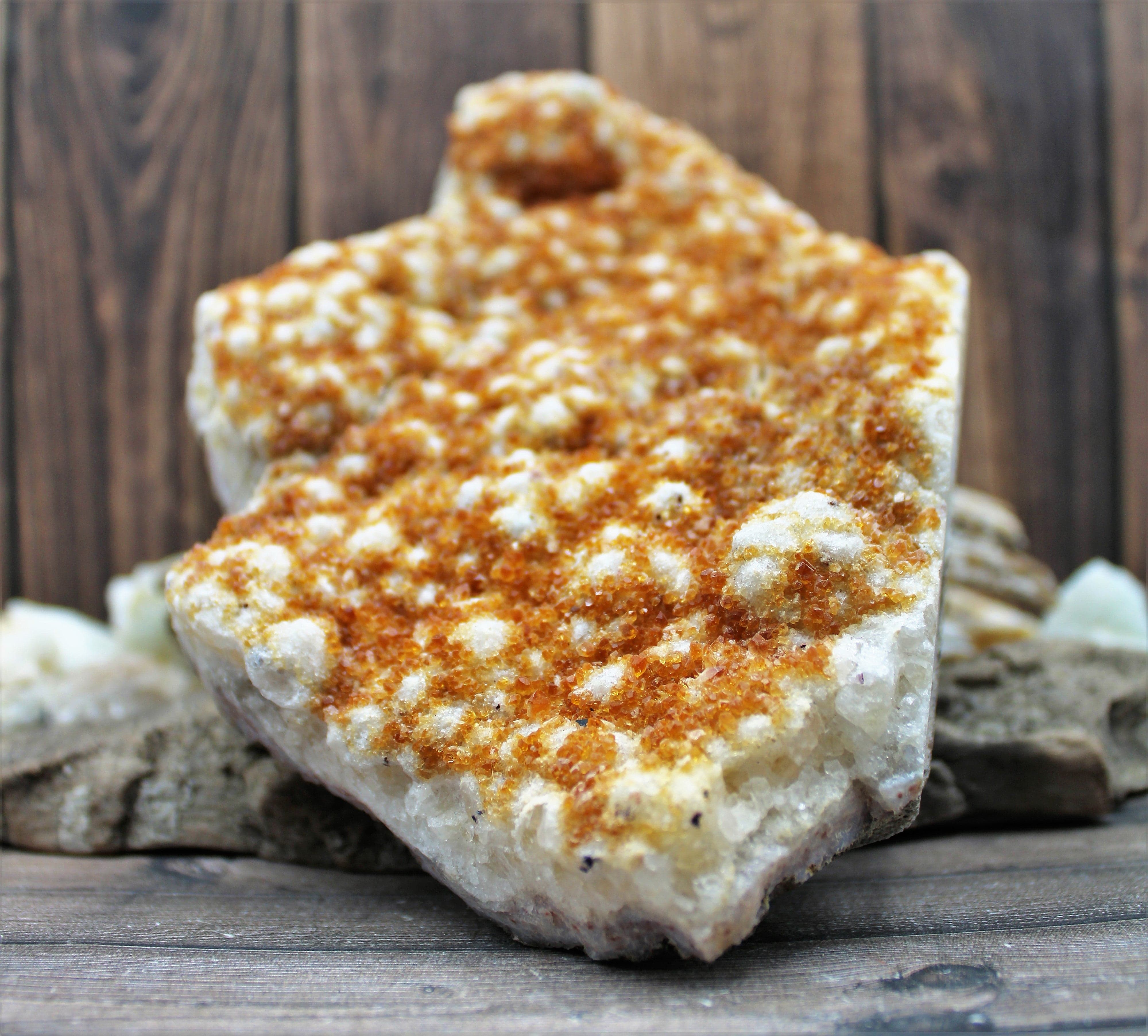 Natural Citrine Crystal Cluster - 7 Inch Healing Stone for Home Decor, Meditation & Energy Cleansing | Perfect for Spiritual Gifts, Reiki & Feng Shui