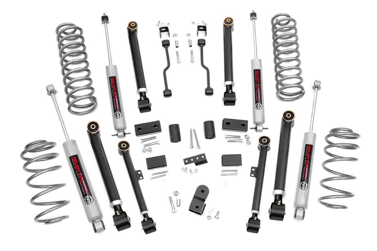 4 Inch Lift Kit for Jeep Grand Cherokee ZJ 2WD/4WD (1993-1998) - Heavy Duty Suspension Upgrade | X Series 68820 | Off-Roading & Trail Performance Enhancement