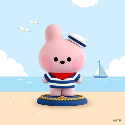 BT21 Mini Figure Marine Cooky - Cute Collectible Vinyl Toy for BTS Fans | Perfect for Home Decor, Office Desk, and Gift Giving