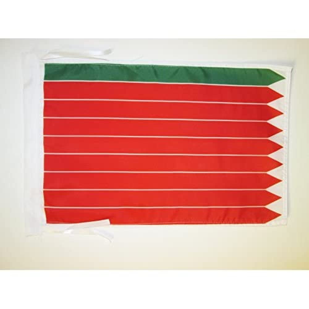 Zamora Flag 18x12 in - Small 30x45cm Banner with Cords - AZ FLAG for Home & Outdoor Decor