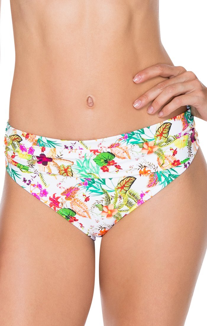 Women's Aloha Banded Bikini Bottom - High Waisted Swimwear for Women, Comfortable & Stylish Swim Suit for Beach, Pool & Vacation